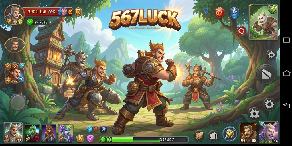 Gameplay seru di dunia <strong>567LUCK</strong> yang penuh petualangan.