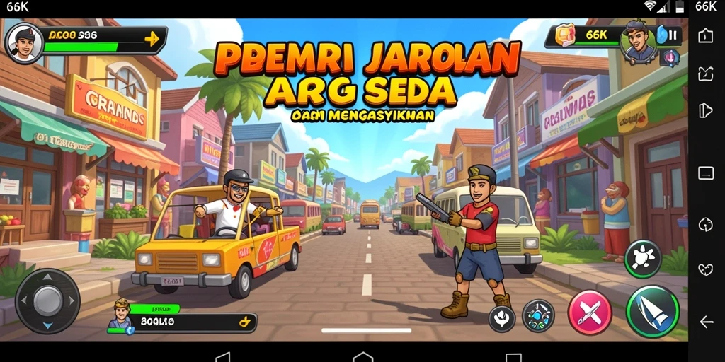 Gameplay seru di 66K dengan aksi cepat dan tantangan menarik.