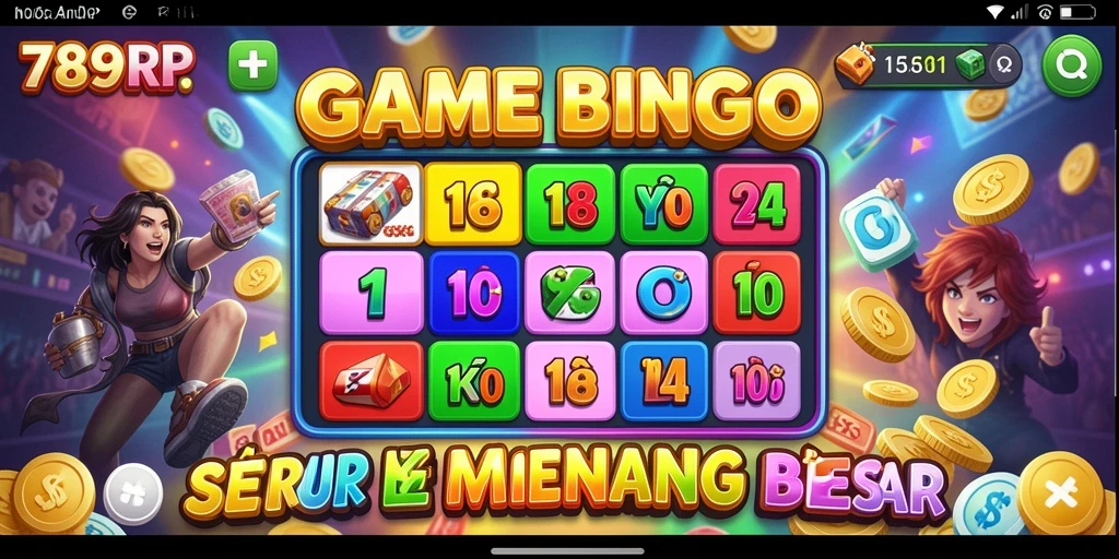 Gameplay seru dalam aplikasi Bingo 789RP yang menarik.