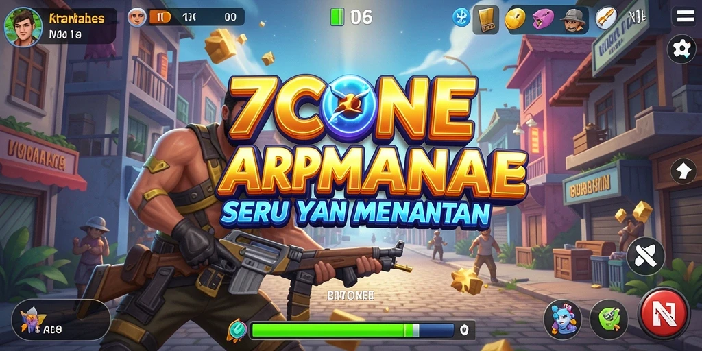 Gameplay seru 7CONE dengan grafis menarik dan tantangan tinggi.