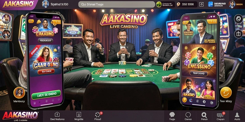 Tampilan gameplay AAKASINO yang memukau dan interaktif.