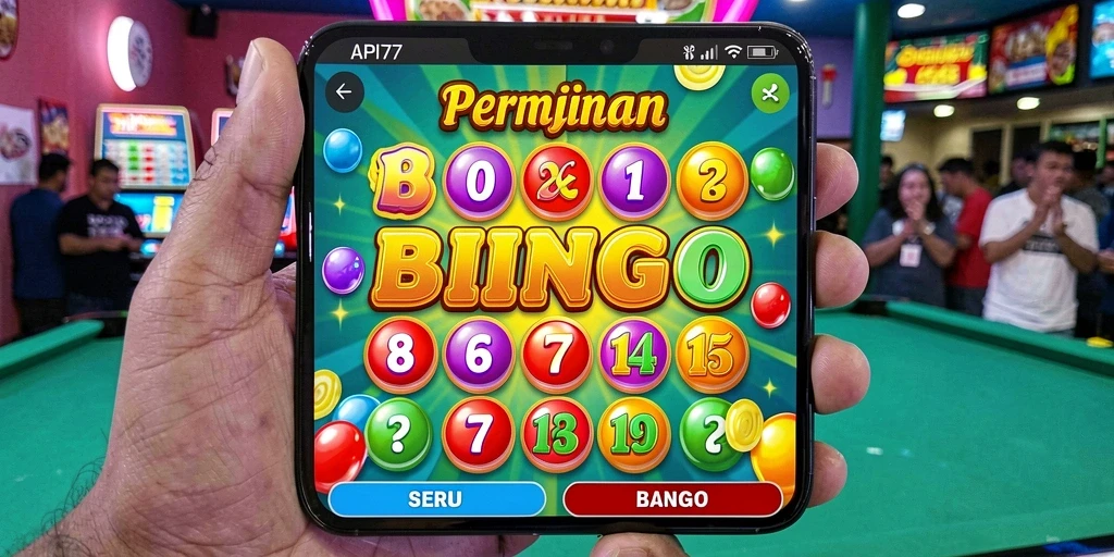 Tampilan menarik dari gameplay Bingo API77 yang seru.