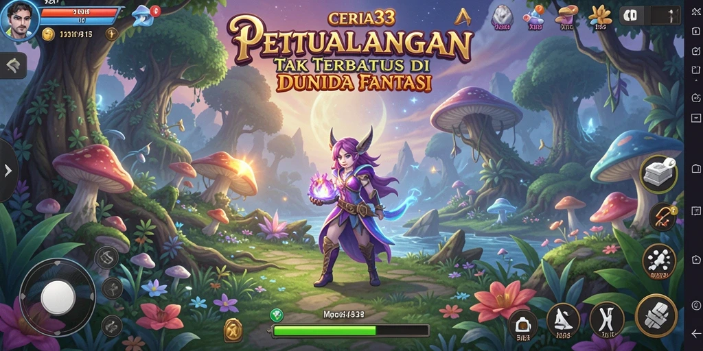 Tampilan screenshot CERIA33 yang menampilkan aksi petualangan seru.