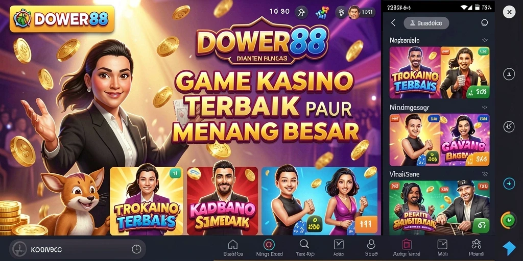 Tampilan menarik dari gameplay DOWER88 yang mendebarkan dan penuh warna.