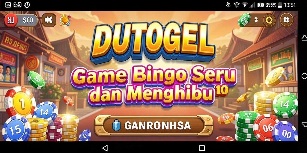 Tampilan gameplay DULTOGEL yang menarik saat bermain Bingo.