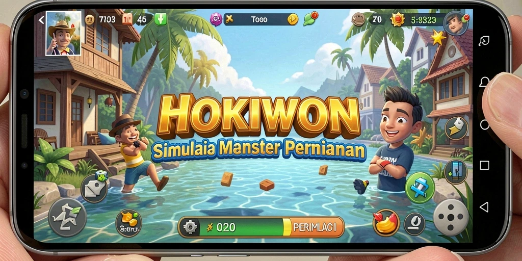 Tampilan gameplay HOKIWON yang menarik dan interaktif.