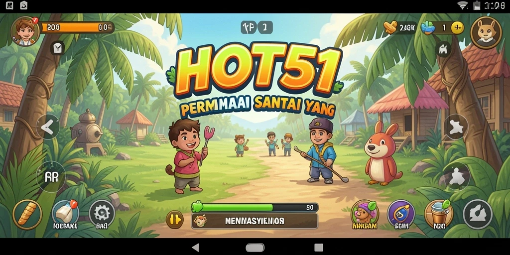 Tangkapan layar HOT51 menampilkan gameplay seru yang mengasyikkan.