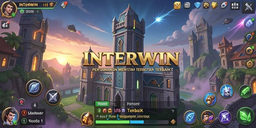 Tampilan gameplay INTERWIN yang menegangkan dan strategis.