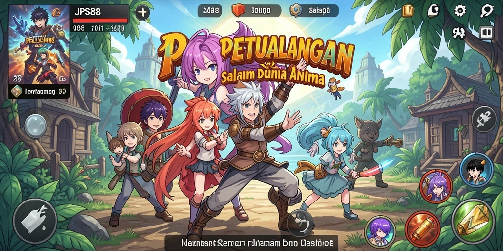 Gameplay seru dan karakter Anime yang menarik dalam JPS88.