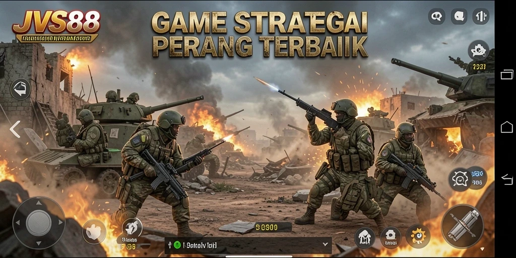Screenshot JVS88 menampilkan aksi pertempuran yang mendebarkan dan strategi cerdas.