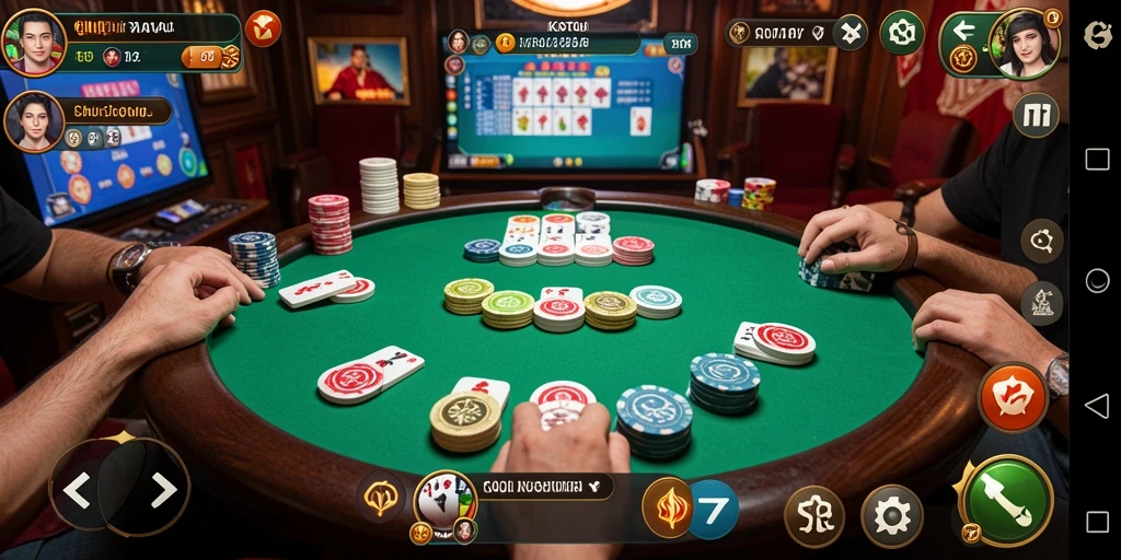 Gameplay QiuQiu seru di KASTOTO yang menghibur.