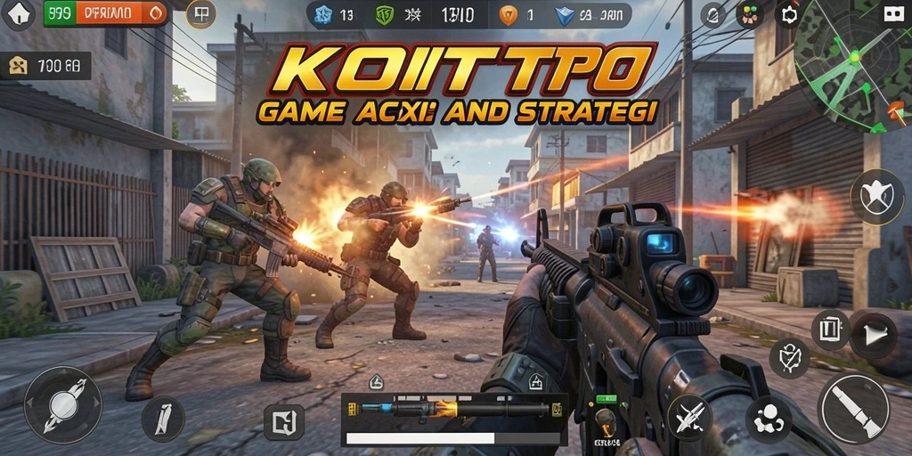Gameplay seru KOITOTO dengan aksi tembak-menembak yang mendebarkan.