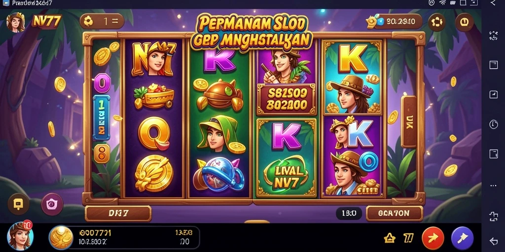 Gameplay menarik NV77 dalam permainan Slot yang mengasyikkan.