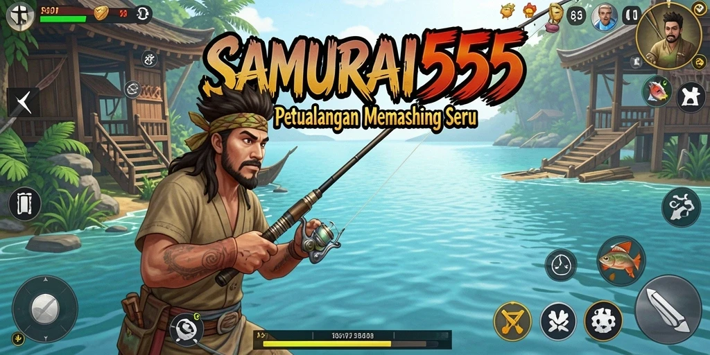 Gameplay memancing yang seru dan memikat di SAMURAI555.