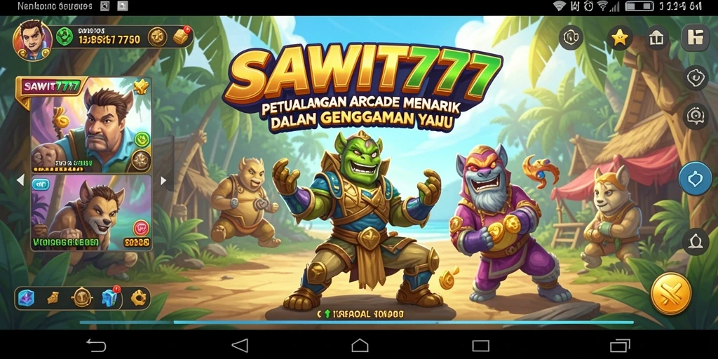Tangkapan layar dari gameplay seru SAWIT777 yang memukau.