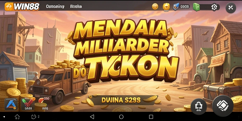 Tampilan gameplay <strong>WIN88</strong> yang menarik dalam membangun kerajaan bisnis.