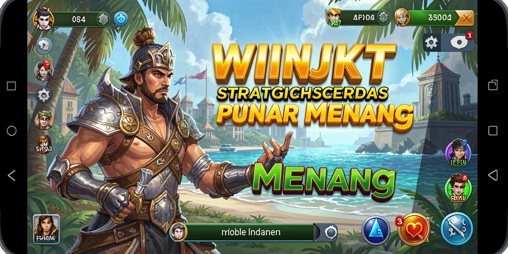 Tangkapan layar gameplay <strong>WINJKT</strong> yang menunjukkan pertempuran strategi mendebarkan.