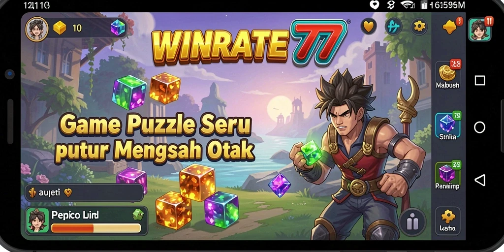 Tampilan dinamis dari gameplay WINRATE777 yang menarik.